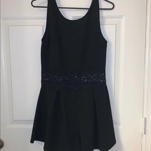 Windsor Black Lace Romper